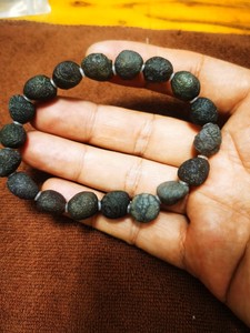 一言若戈壁石 戈壁玛瑙紫 罗兰葡萄干玛瑙 天然原石 女士手链串