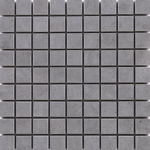 仿古亚光石材马赛克300 300复古灰色颗粒格子水泥瓷砖a3030-1116
