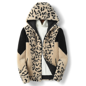 豹绒大衣羊剪绒