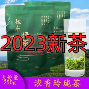 湖南2023新茶手工绿茶高山绿茶云雾茶桂东玲珑茶叶郴州特产250克