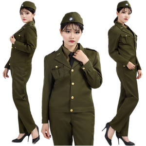 国民党美式翻领女军官军统特务汉奸服沉浸式舞台话剧演出服装摄影