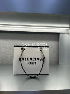 [3周左右] 巴黎世家Balenciaga 白色小号帆布tote 托特包 单肩包