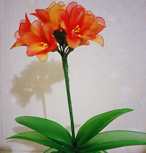 a丝网花材料 丝袜花材料君子兰材料套装-君子兰材料包