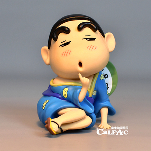 日漫蜡笔小新手办和服诱惑野原新之助可爱搞怪造型模型摆件公仔gk