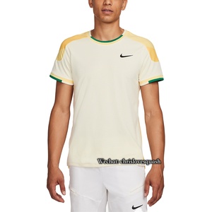 耐克Nike 2024澳网男子网球短袖上衣 网球短裤 黄色款