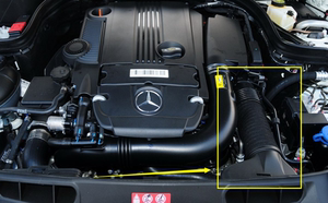 奔驰 c180 c200 e200l e260l glk 进气软管 空气管 进风管