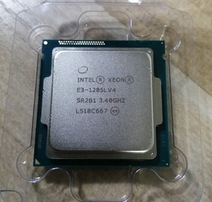 e3-1285l v4五代1150cpu 65w 四核八线集成核心显卡iris pro 6300
