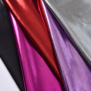 亮面光金银色满版四面高弹力烫金布裤子diy手工舞台演出服装面料