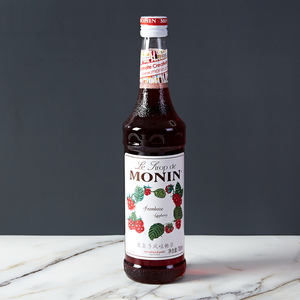 莫林monin 覆盆子风味糖浆树莓果露 700ml 咖啡鸡尾酒果汁饮料