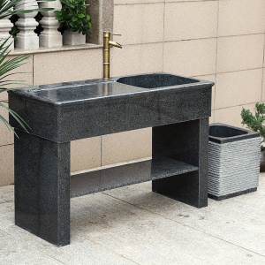 池阳台搓板一体水池石头洗衣槽卫生间拖把池室外人造石162人付款199