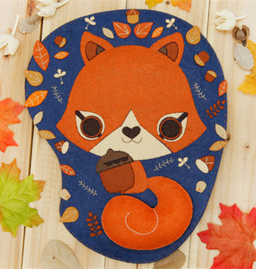 免裁剪松先生鼠标垫护腕手腕垫美悦不织布diy手工制作布艺材料包