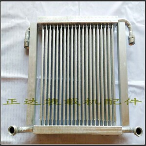 小装载机铲车液压油散热器冷却器降温器冷凝器带丝双片油散包邮