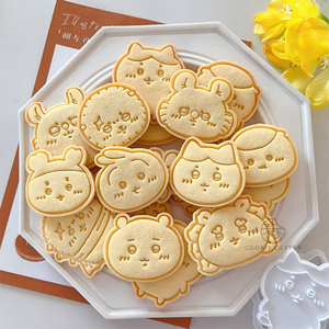 日式卡通吉伊卡哇饼干模具Chiikawa乌萨奇栗子馒头diy宠物零食模