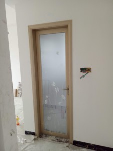 卫生间门洗手间门厕所门玻璃门中山市门业全屋定制双包门