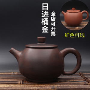 【行走树】日进桶金壶广西钦州坭兴陶纯手工功夫茶壶中式单壶