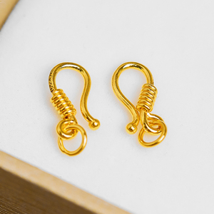 黄金扣头纯金项链