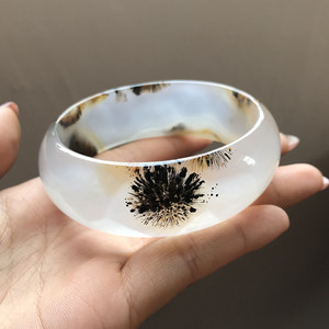 发丝玛瑙玉髓手镯