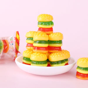 糖果总动员汉堡橡皮软糖 15g袋装儿童创意超市趣味休闲小零食糖果