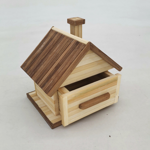 包邮DIY创意手工制作材料包竹签木屋建筑模型初中高中作业成品