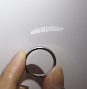 天荒地老戒指女纯银小众设计感轻奢黑科技投影光影指环情人节礼物