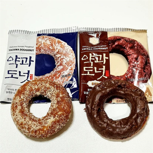 韩国进口零食GS25便利店友施原味巧克力甜甜圈面包蛋糕下午茶点心