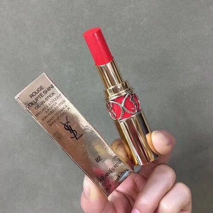 促销啤梨家法国ysl圣罗兰圆管口红82号蜜橘色 显白滋润黄皮合包邮