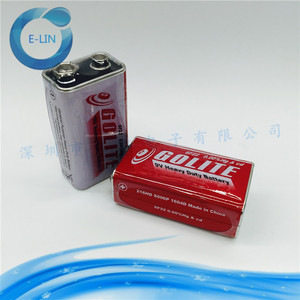 GOLITE  6F22 9V电池 万用表测试仪无线话筒电池 1粒1.5元