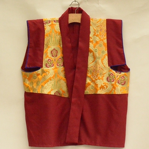 喇嘛僧服僧人僧衣红马甲背心印度进口天麻东嘎上师活佛法衣居士服