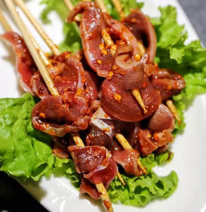 盼多多把把小鲜肉鸭胗串疯狂小串30支一把油炸休闲小吃