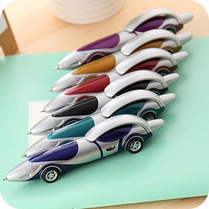 日韩创意文具小学生奖品可爱个性汽车圆珠笔玩具礼品笔可滑动汽车
