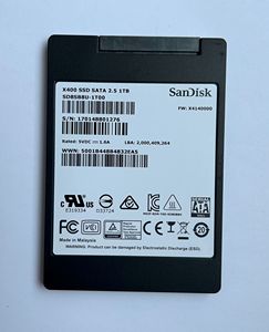 Sandisk/闪迪X400 1TB 2.5 SATA3 SSD笔记本台式机服务器固态硬盘