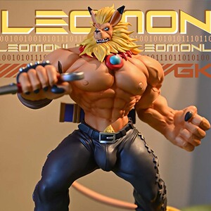 【等待发货】狮子兽 数码宝贝 gk 福瑞手办卡通盲盒furry 兽人