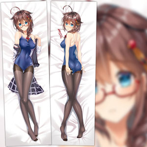舰队collection时雨 舰娘 舰c 泳衣 动漫等身抱枕 2wt抱枕套