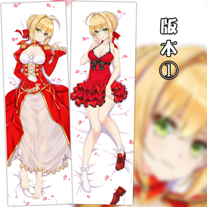 fate grand order fgo 尼禄 saber 动漫等身抱枕 2wt抱枕套