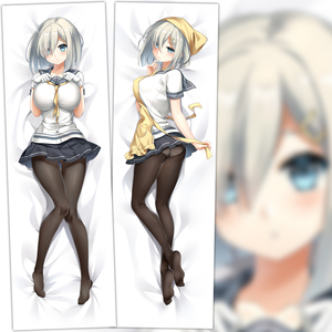 舰队collection 舰娘 滨风 黑丝动漫等身抱枕 2wt抱枕套