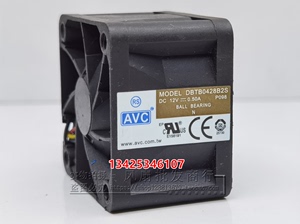 AVC DBTB0428B2S/G 12V 0.5A/1A 4028 4CM 服务器电源PWM散热风扇