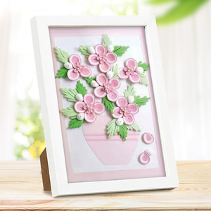 慢时光花瓶材料包衍纸画初学者diy手工衍纸画创意礼品感恩节