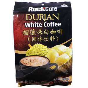 包邮 越南越贡rockcafe三合一速溶咖啡 榴莲口味白咖啡600克30袋