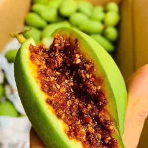 云南临沧特产农产品酸脆芒果芽2斤装配单山蘸水耿马蘸水现摘现发