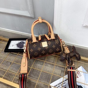 kadiou凯狄欧印花单肩手提女包撞色街头百搭小众包包女小清新淑女