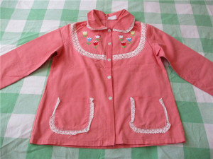 七八十年代小女孩童装服装衣服收藏粉色的确良衣服影视道具4993