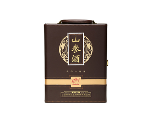 皇封村皮礼盒山参酒 东北长白山特产 人参 人参酒纯粮酒