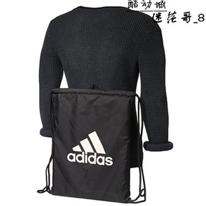 Adidas阿迪达斯PER LOGO GB男女包背包抽绳收纳包BR5051 DU2008