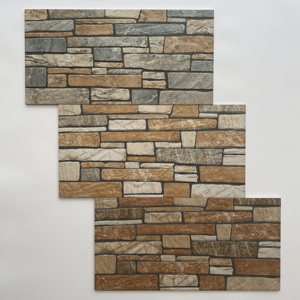 300x600文化石外墙瓷砖室外背景墙别墅花园阳台庭院围墙面仿古砖