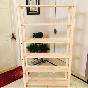 002人付款淘宝实木置物架储物木架子书架置物架厨房架层架定做晾皂架