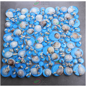 【佳纷马赛克】拼图背景墙 贝壳树脂瓷砖墙贴卫生间厨房贴满包邮