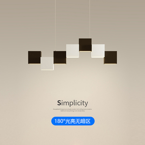 现代led吊灯创意个性艺术餐厅灯极简客厅灯卧室灯饭厅餐桌吧台灯