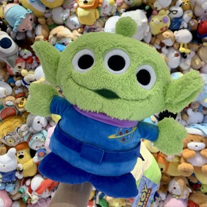 llj夹机占公仔娃娃迪士尼系列三眼仔手偶毛绒现货包邮