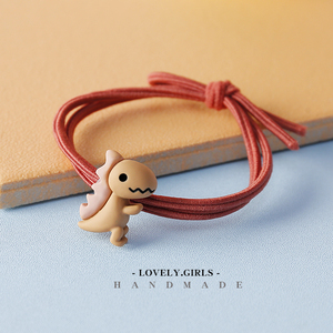 小恐龙发绳可爱的皮筋扎头发满9.9包邮