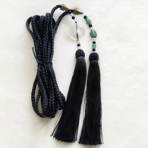 玛瑙玉璧玉瓶平安富甲超长3米偏硬绳宫绦男女汉服圆领袍古风腰绳